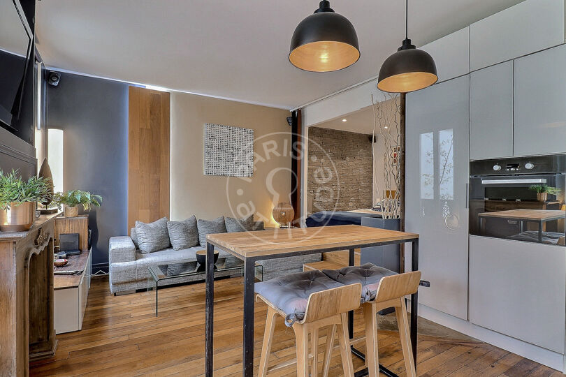 Furnished studio alcove - Paris 75020 - 12410